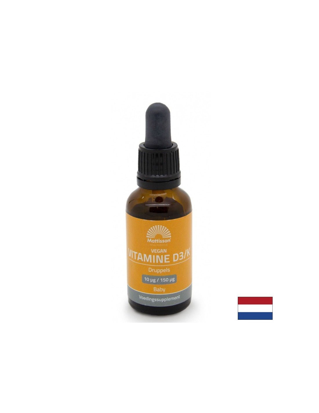 Кости и зъби - витамин D3 K2 (за деца) веган, 10mcg/150mcg x 25 ml капки