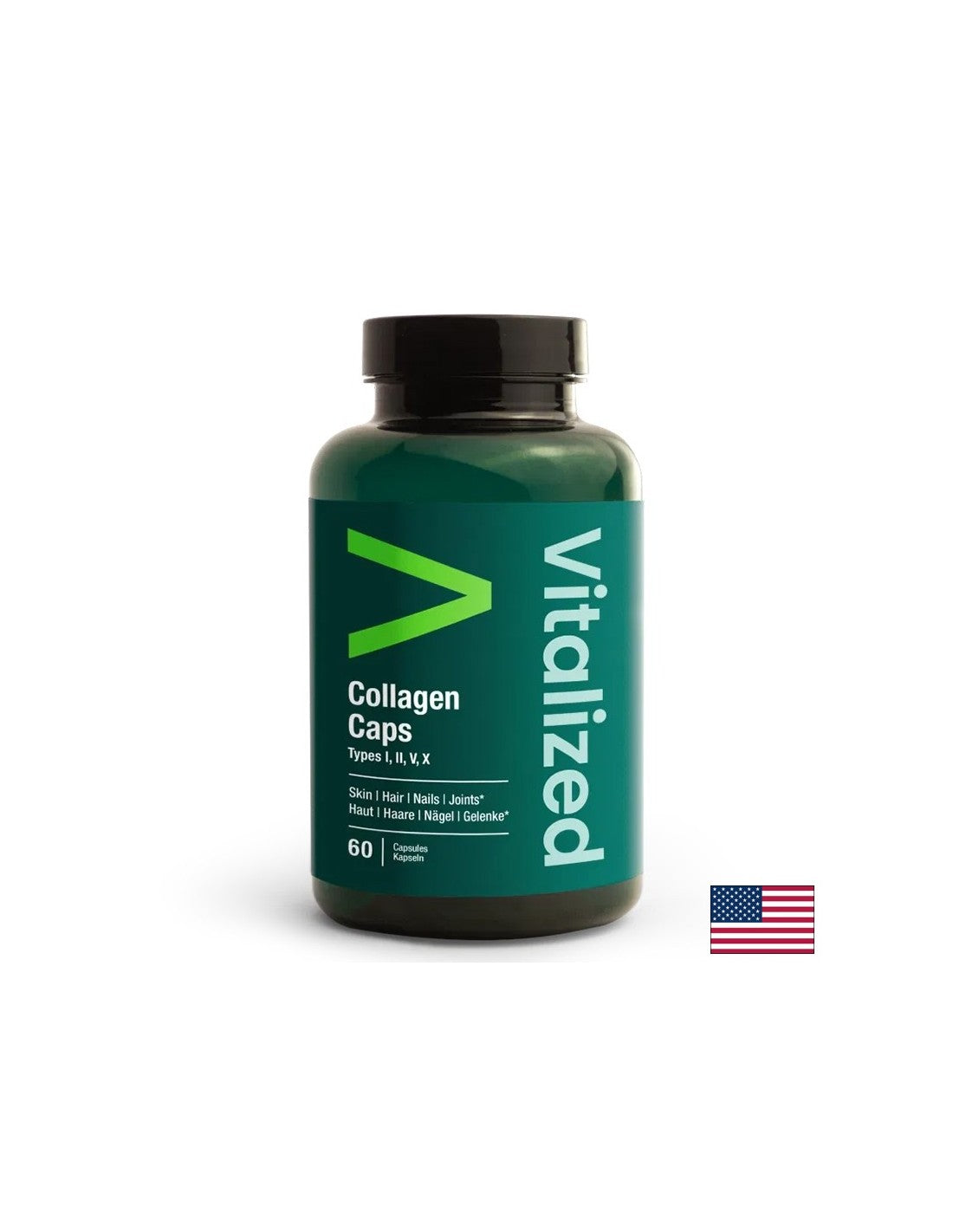 Красива кожа - Здрави стави - морски колаген + мембрана на яйца, яйчни черупки, витамин С и цинк, 60 капсули