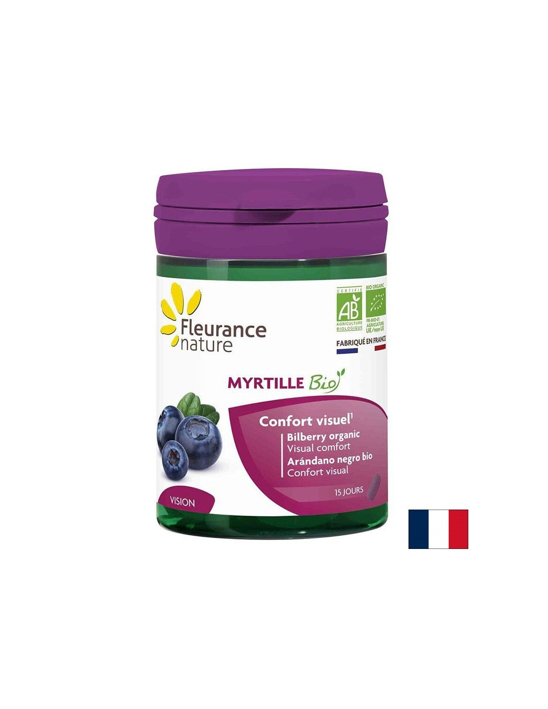 Циркулаторна система и зрение - боровинка, 1500 mg x 45 таблетки