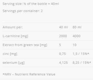 L -carni шок - 12 x 80 ml