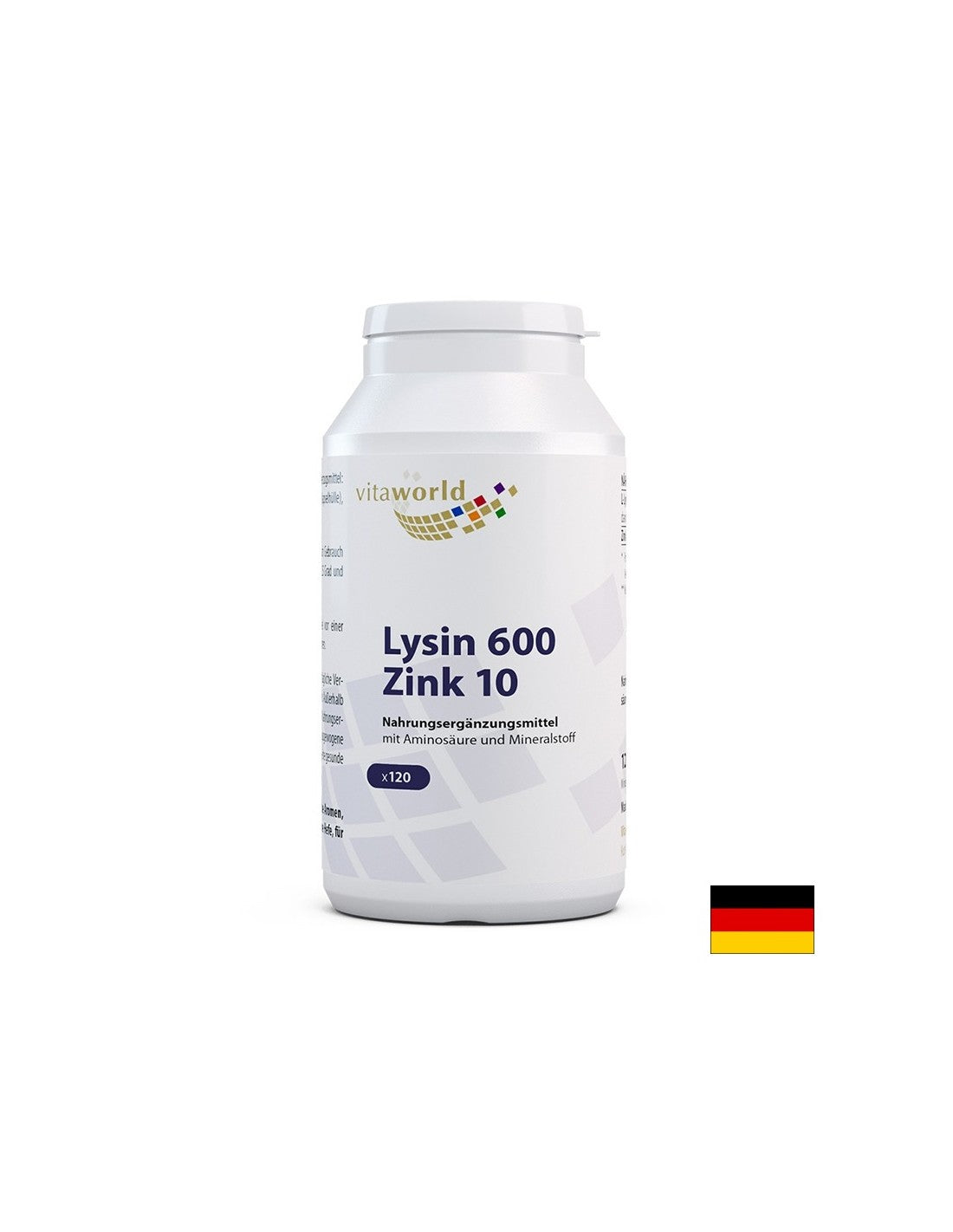 L -Lysine + цинк - увеличава имунитета, 120 капсули