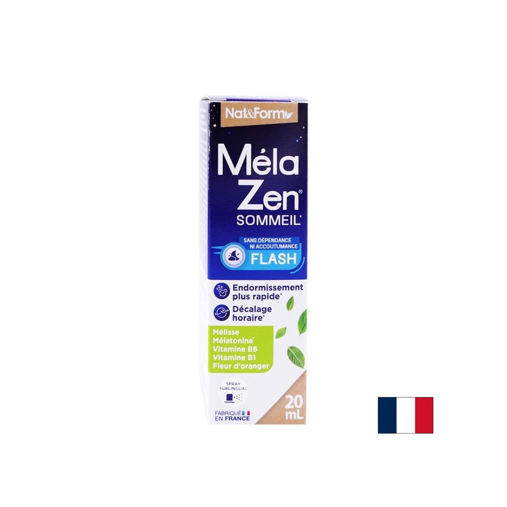 Спрей за сън Melazen® с мелатонин, лимонов балсам, портокалов цвят и витамин В1 и В6, перорален спрей x 20 ml