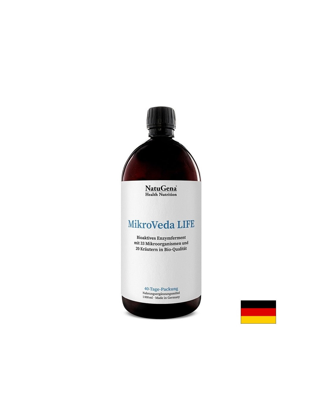 Mikroveda Life - Bioactive Ferment с пробиотични бактерии и билкови екстракти, 1000 ml