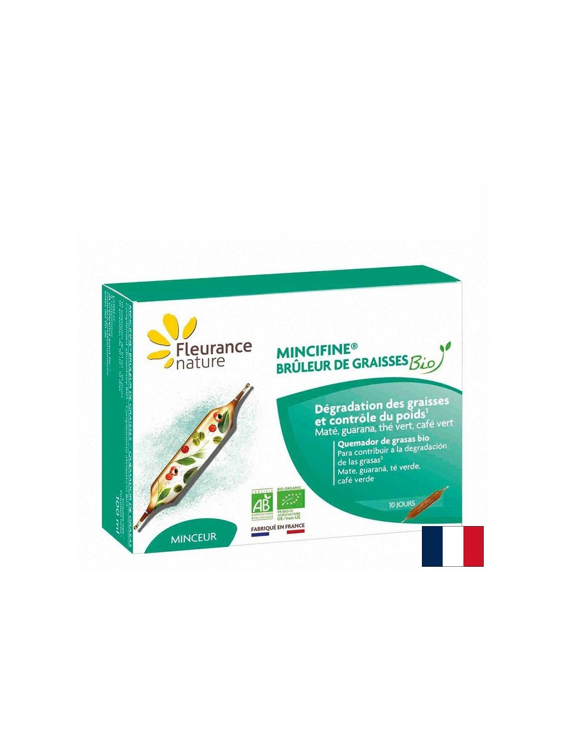 Минцифин - Формула за изгаряне на билкови мазнини, 10 ампула за пиене