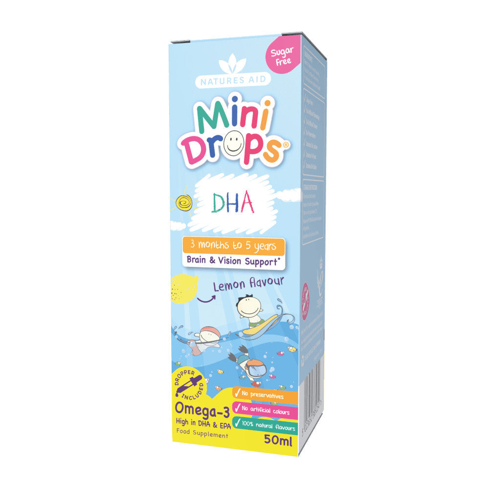 Omega 3 капки за деца (Kids Omega-3 Mini Drops) 50ml Naturesaid