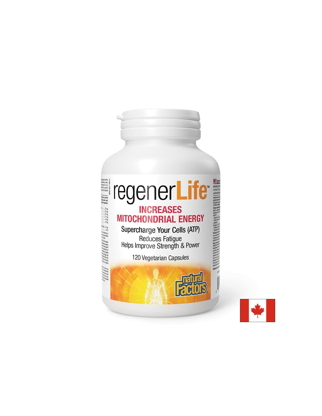 Regener Life™ Increases Mitochondrial Energy - 120 capsules - Nutra Best Europe
