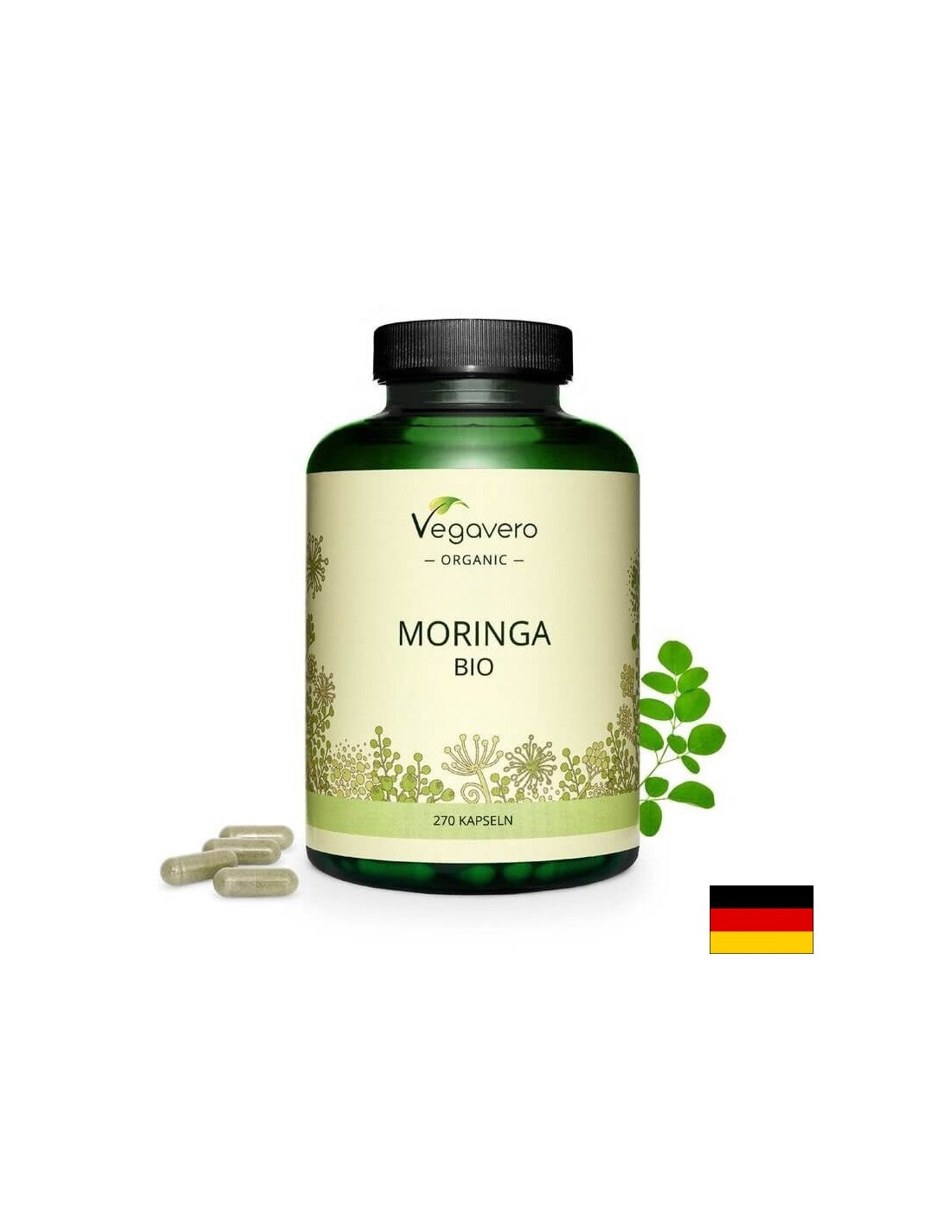 Moringa Bio, 270 капсули, 100% веган <tc>Vegavero</tc>
