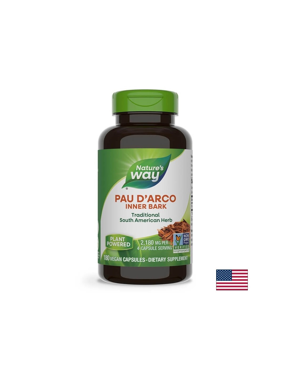 Pau d'Arco 545 mg - 180 capsules - Nutra Best Europe