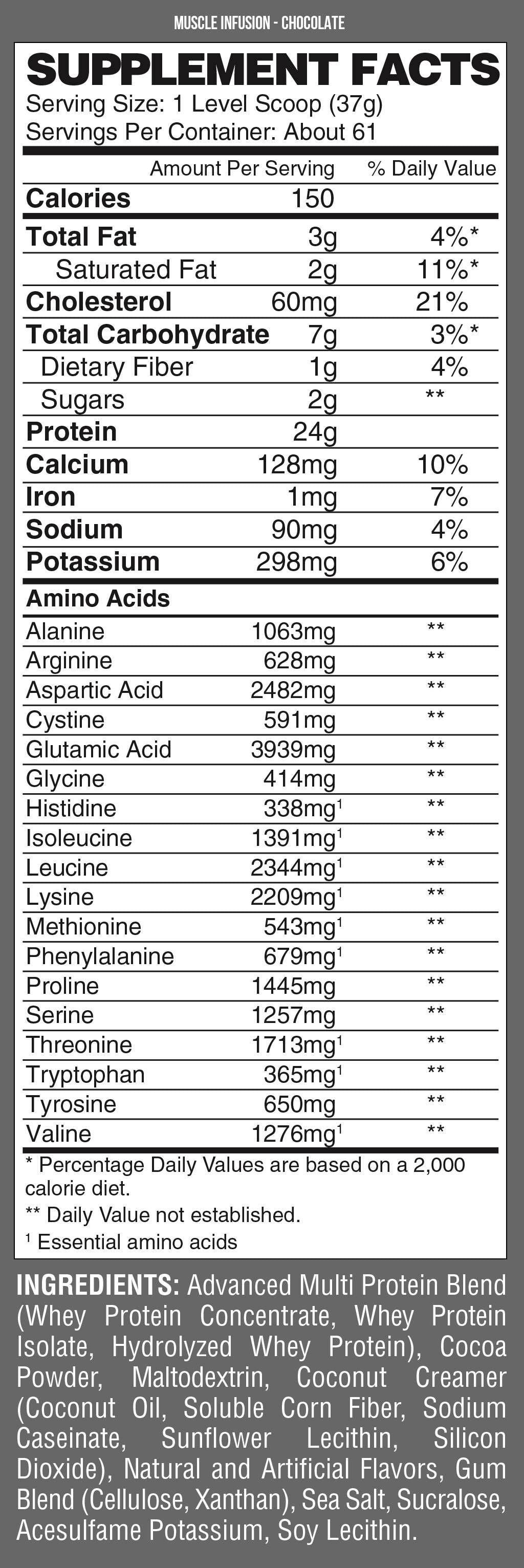 Мускулна инфузия черно - 908 грама