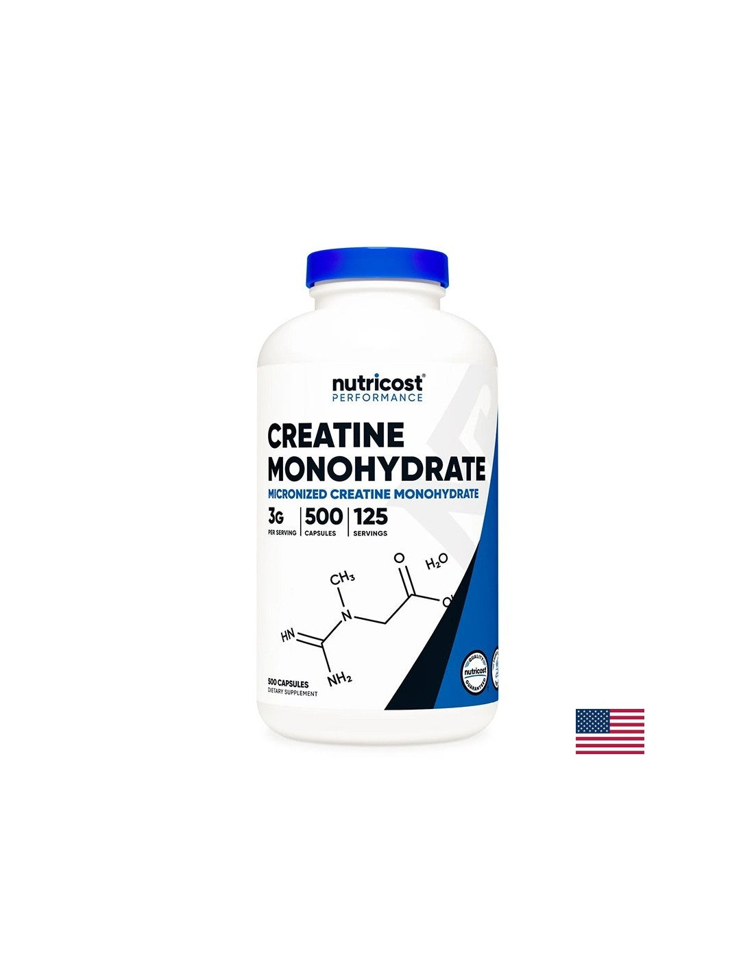 Мускулна маса и сила - креатин монохидрат, 750 mg x 500 капсули