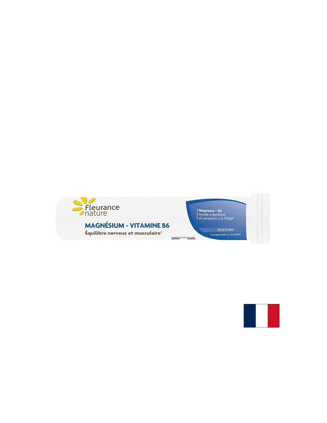 Мускулна, сърдечна и нервна система - магнезий (карбонат) 300 mg + витамин В6 2 mg, 20 таблетки