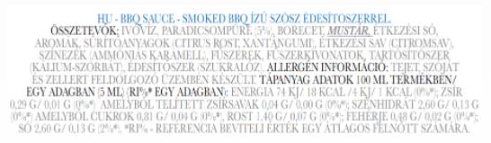 Пушен сос за барбекю | Кето приятелска нулева калория - 350 ml
