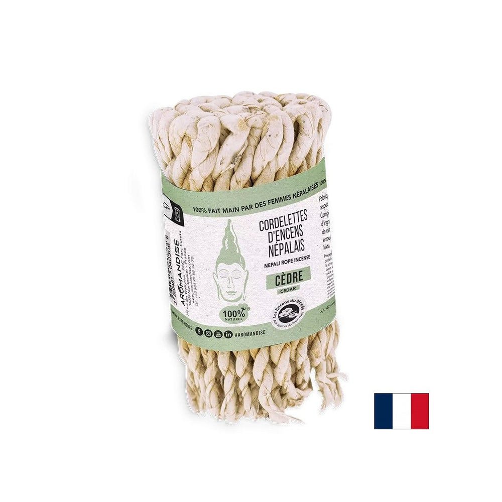Непалски горящи въжета - кедър, 42 броя