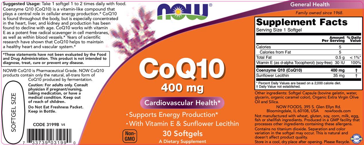 COQ10 400 mg - 30 гел капсули