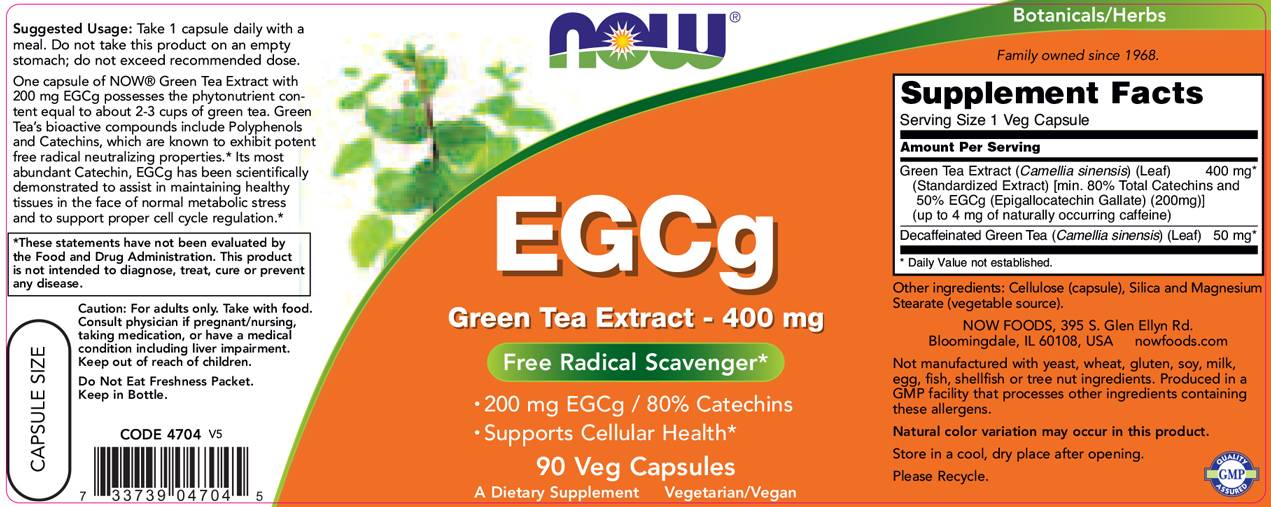 Екстракт от EGCG / зелен чай 400 mg - 90 капсули