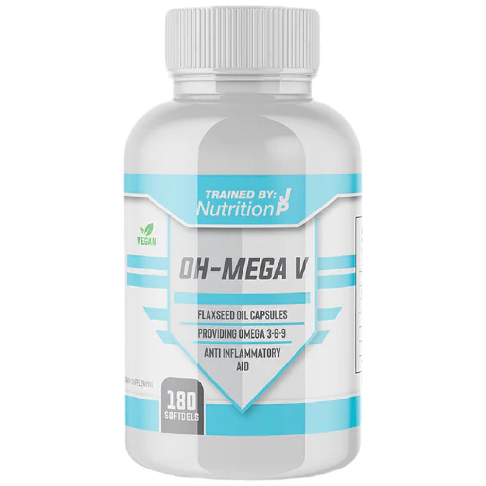 Oh-Mega V | Маслото от ленени семена 1000 mg - 180 гел капсули