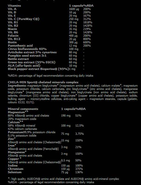 Vita -Min Множество спорт - 60 капсули