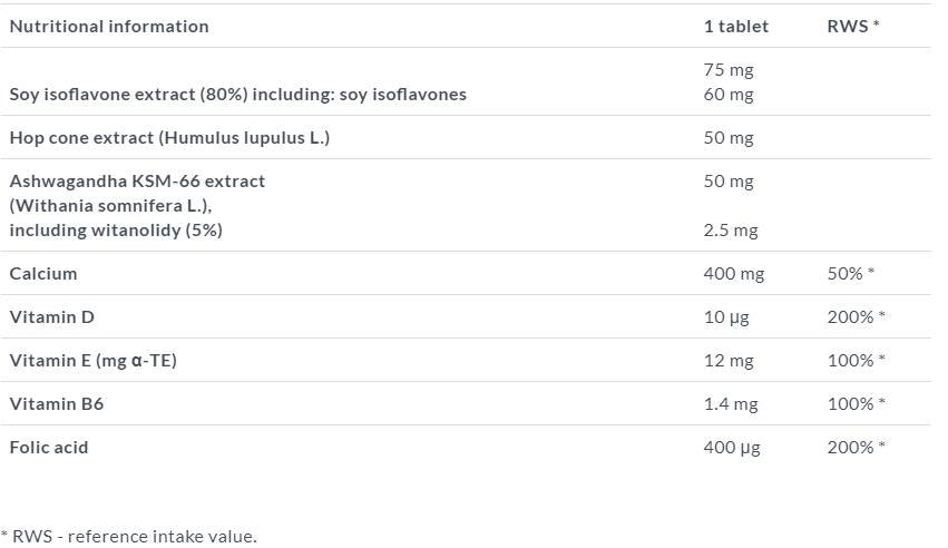 Менопаузин Форте 30 таблетки