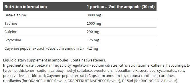 REDWEILER Shot - 20 x 60 ml - Nutra Best Europe