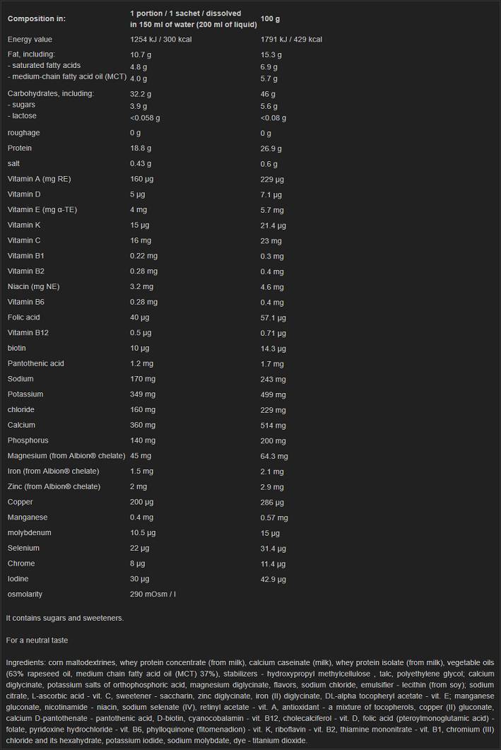 Nutramil комплекс протеин 6 x 72 грама