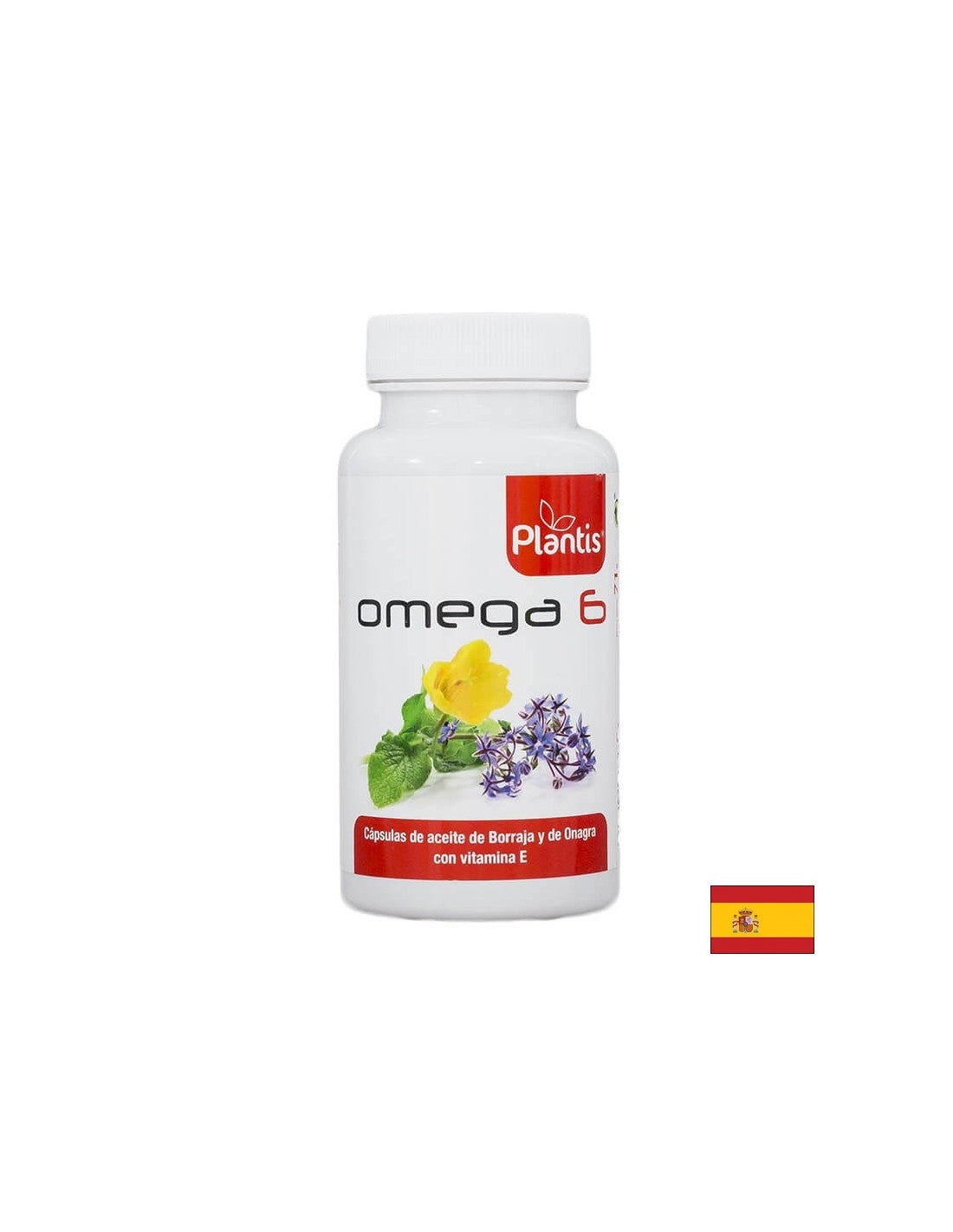 Omega -6 - Масла за бираж и вечерна иглика + Вит. E - Omega 6 - Plantis® - Хормонален баланс, 100 меки капсули