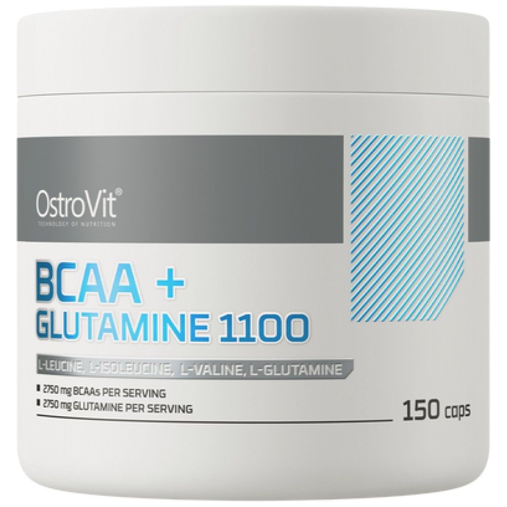 BCAA + глутамин 5500 mg - 150 капсули