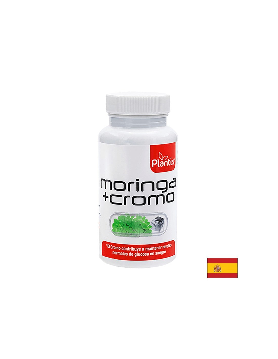 Отслабване и контрол на апетита - Moringa 500 mg & Chromium 40 µg - Moringa + Cromo Plantis®, 60 капсули