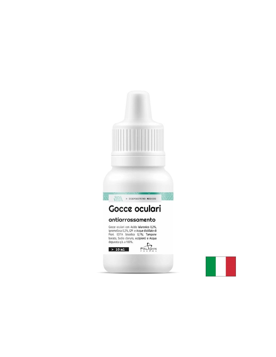 Овлажняващи капки за очи срещу зачервяване, 10 ml