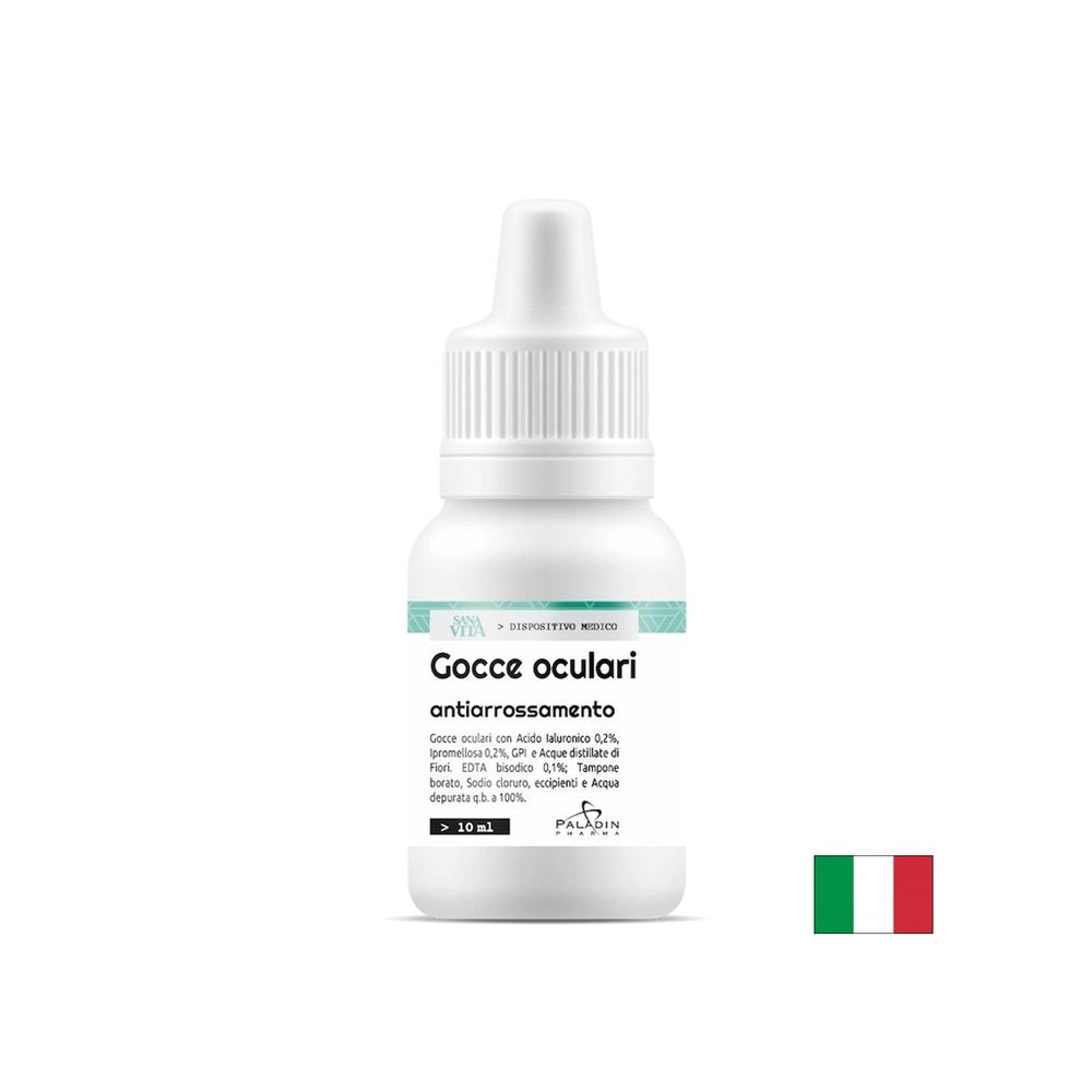 Овлажняващи капки за очи срещу зачервяване, 10 ml