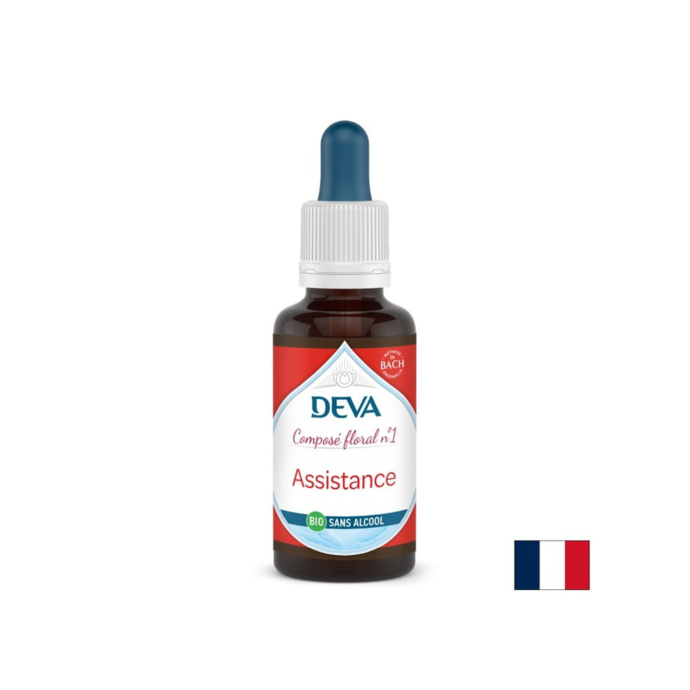 First aid, floral essences, Bach method drops No. 1 (alcohol-free), 30 ml - Nutra Best Europe