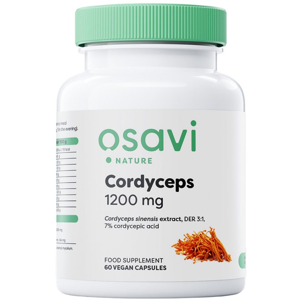 Cordyceps 1200 mg - 60 капсули