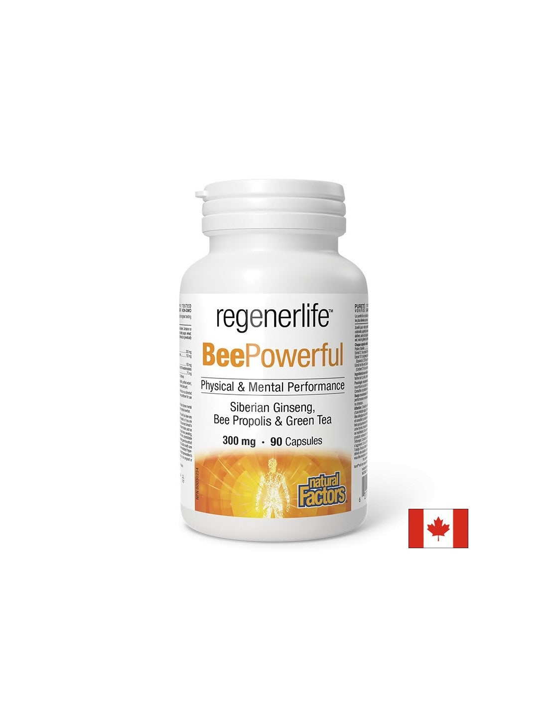 Пчелен прашец, прополис, сибирски женшен, зелен чай - имунна защита и естествена енергия, 90 капсули