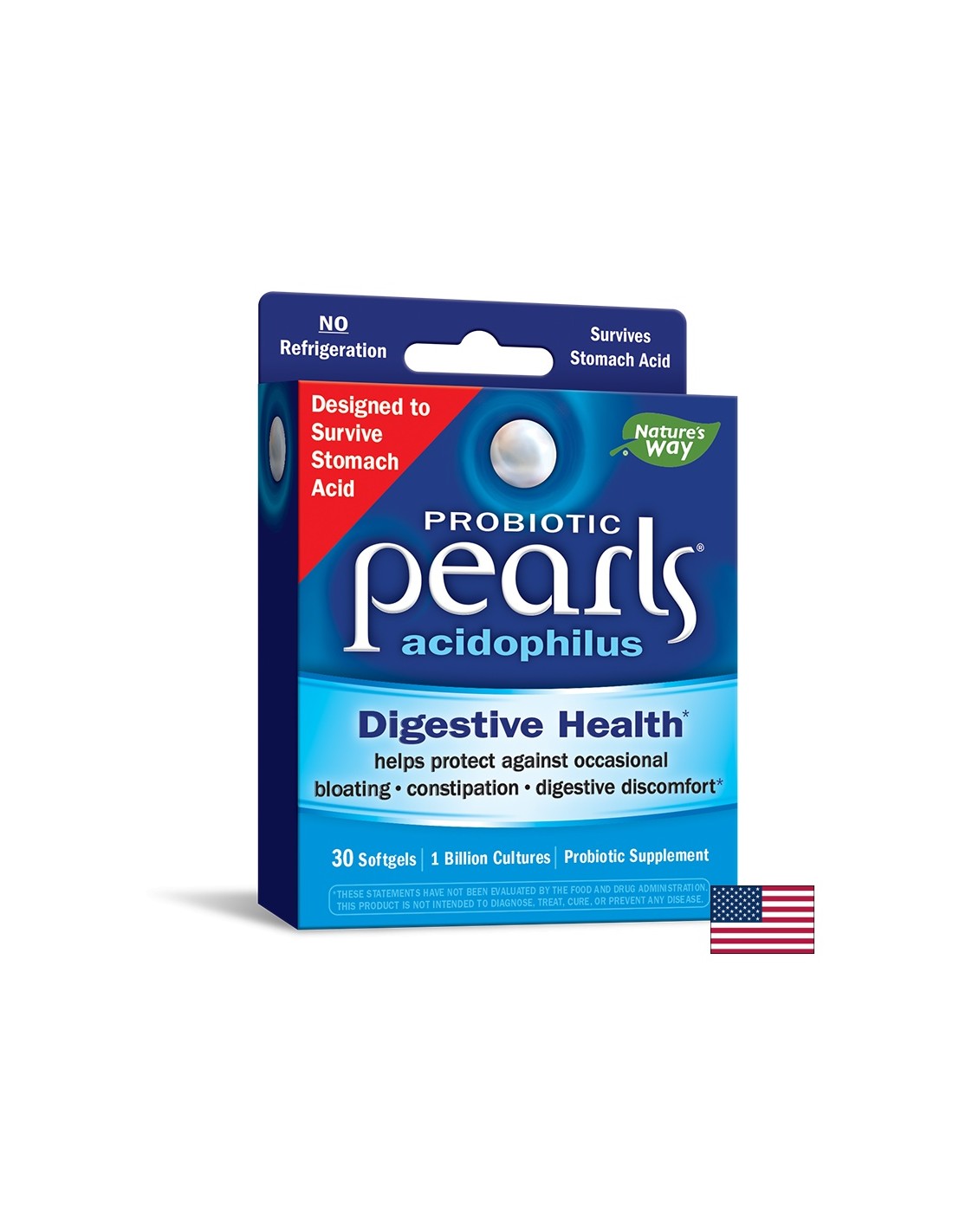 Pearls® Probiotic / Pearls® Probiotic, 1 милиард активни пробиотици x 30 Softgel капсули Природата на природата