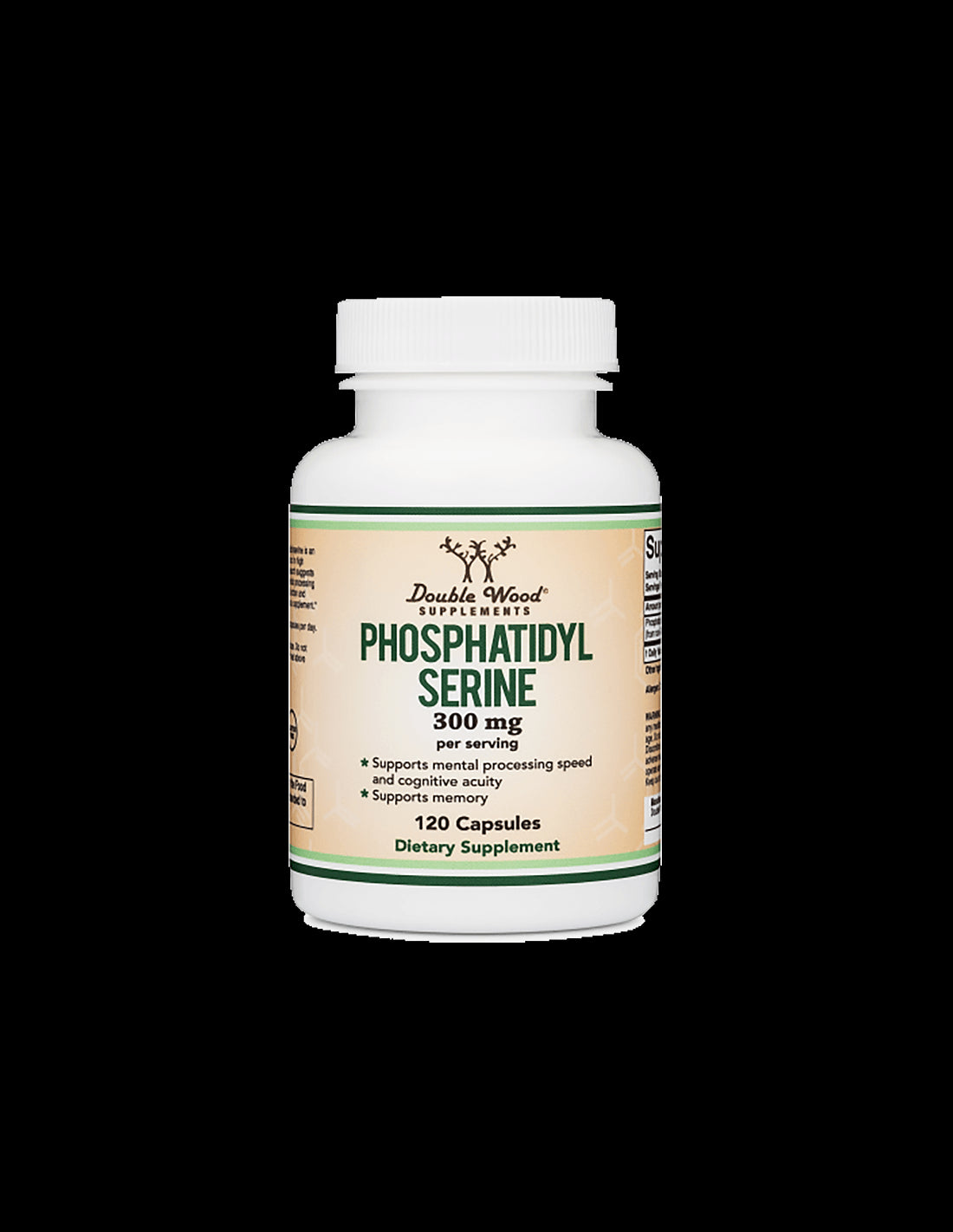 Phosphatidyl serine, 300 mg, 120 capsules Double Wood - Nutra Best Europe