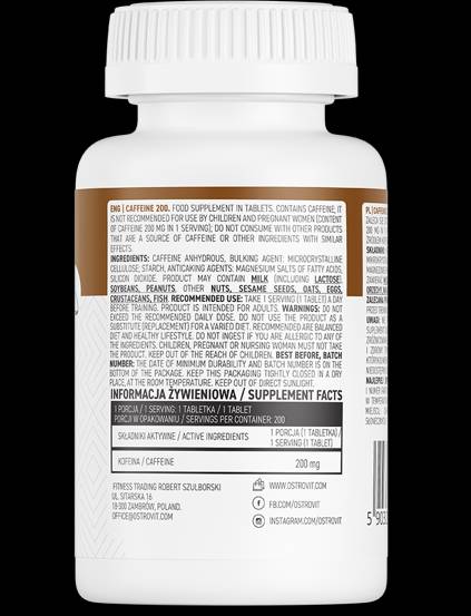Кофеин 200 - 110 оттаблети