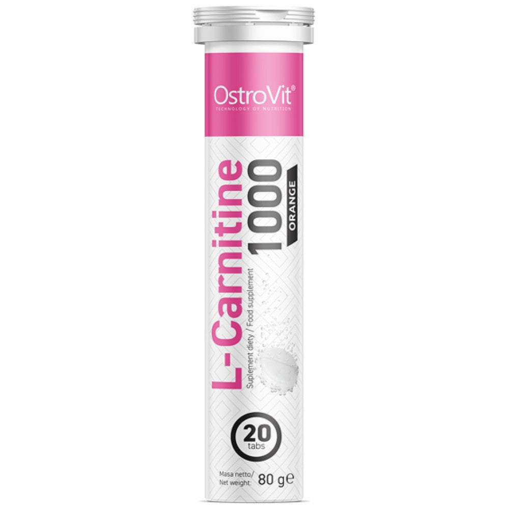 L-карнитин 1000/ефервесцентни 20 разтворими таблетки