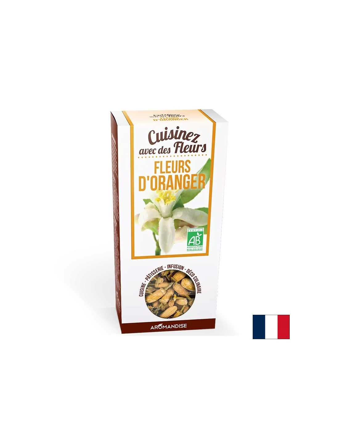 Оранжев цвят - за декорация на храни и коктейли, 30 g