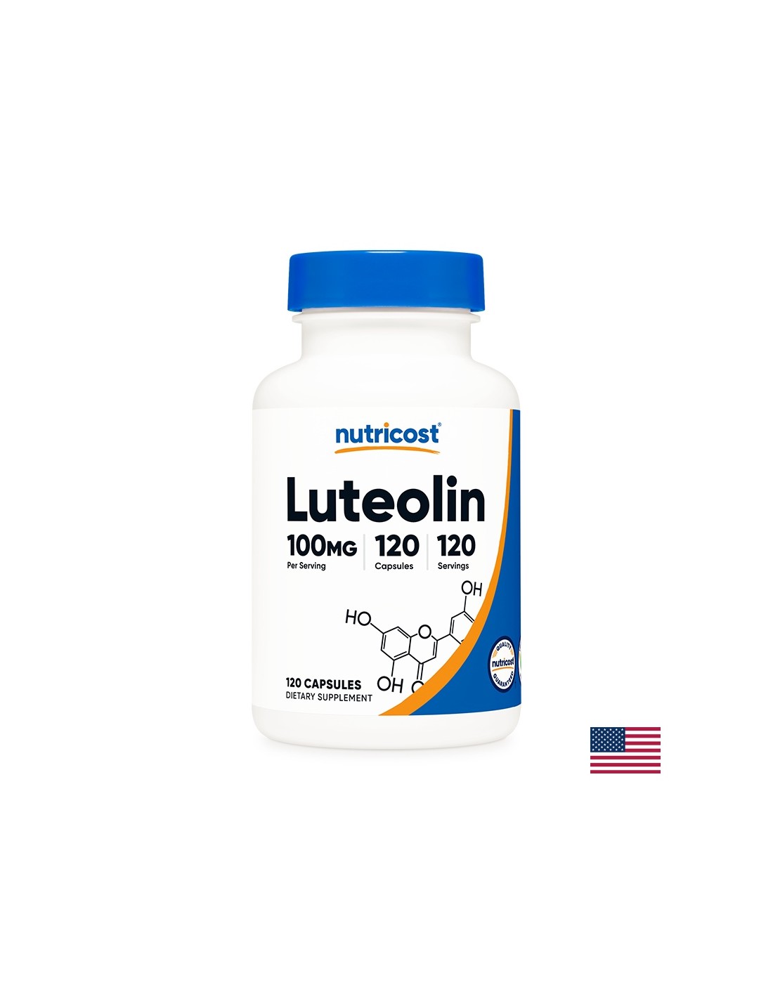For allergies - Luteolin, 50 mg x 120 Nutricost capsules - Nutra Best Europe