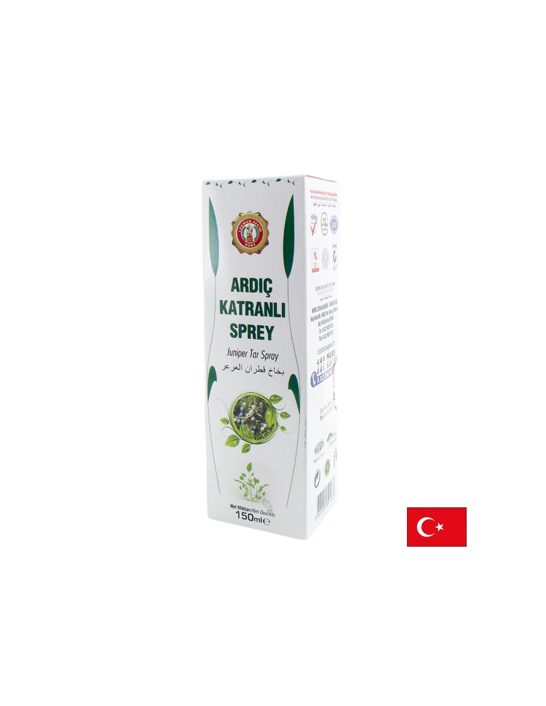 Червено масло от катран от хвойна - кожни раздразнения, спрей, 150 ml