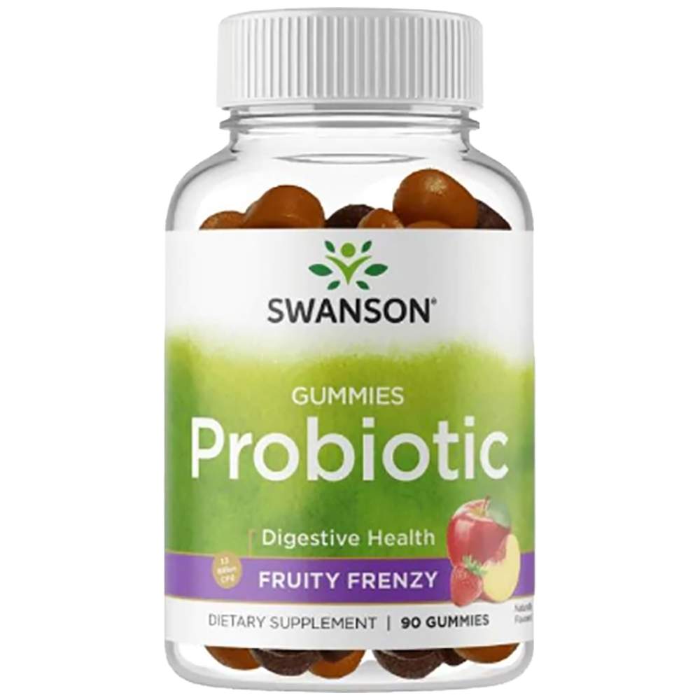 Пробиотични гуми - плодови яростни 1,5 милиарда CFU 90 Gummies