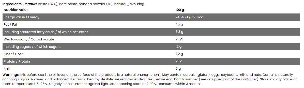 Добър буркан/пълен с фъстъчено паста/различни аромати 300 грама