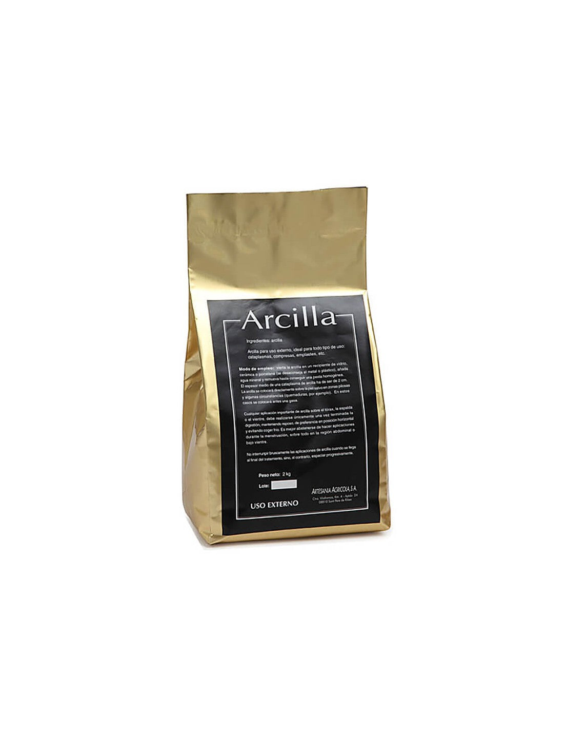 Arcilla - Лечебна глина на прах, 2 кг Арт<tc>san</tc>ia