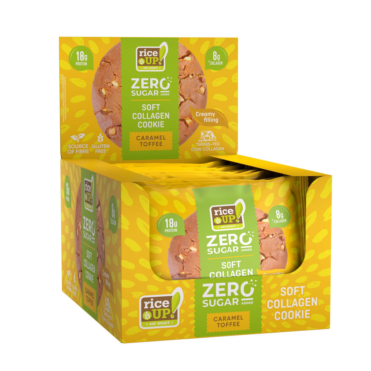 Soft Cookie with 8g Collagen & No Added Sugar - 12 х 60 grams - Nutra Best Europe