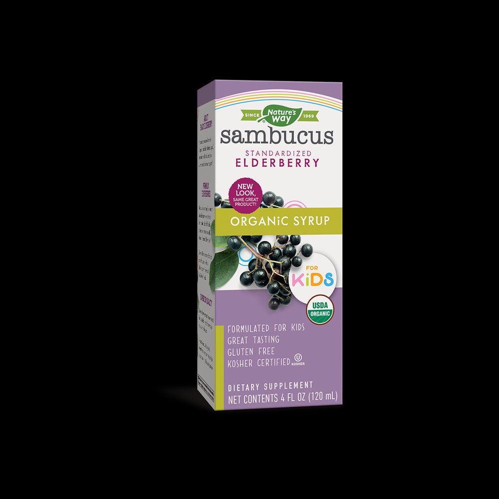Sambucus органичен сироп за деца х 120 ml Nature's Way