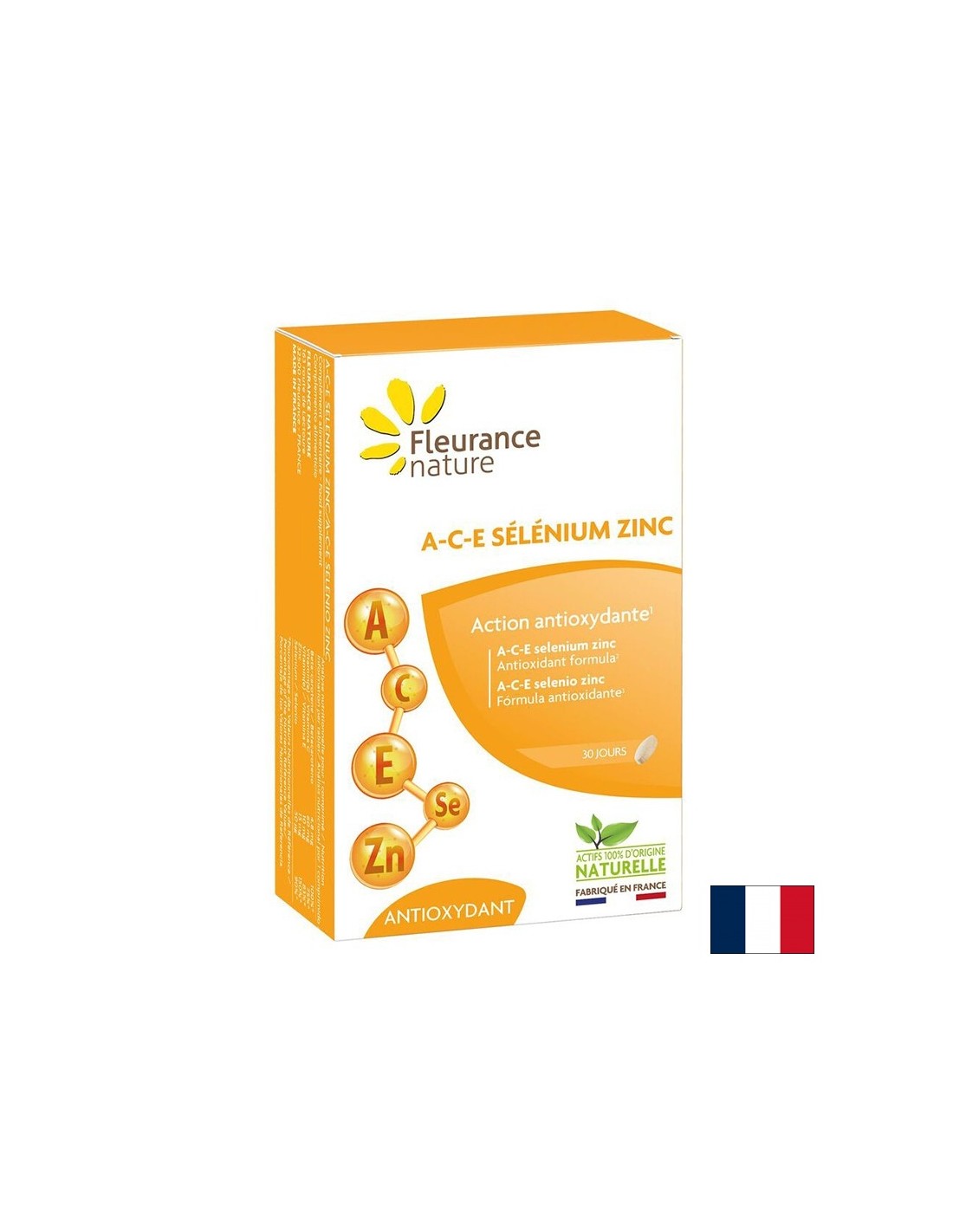 Силен имунитет - витамини А, С, Е + Селен и цинк, 30 таблетки