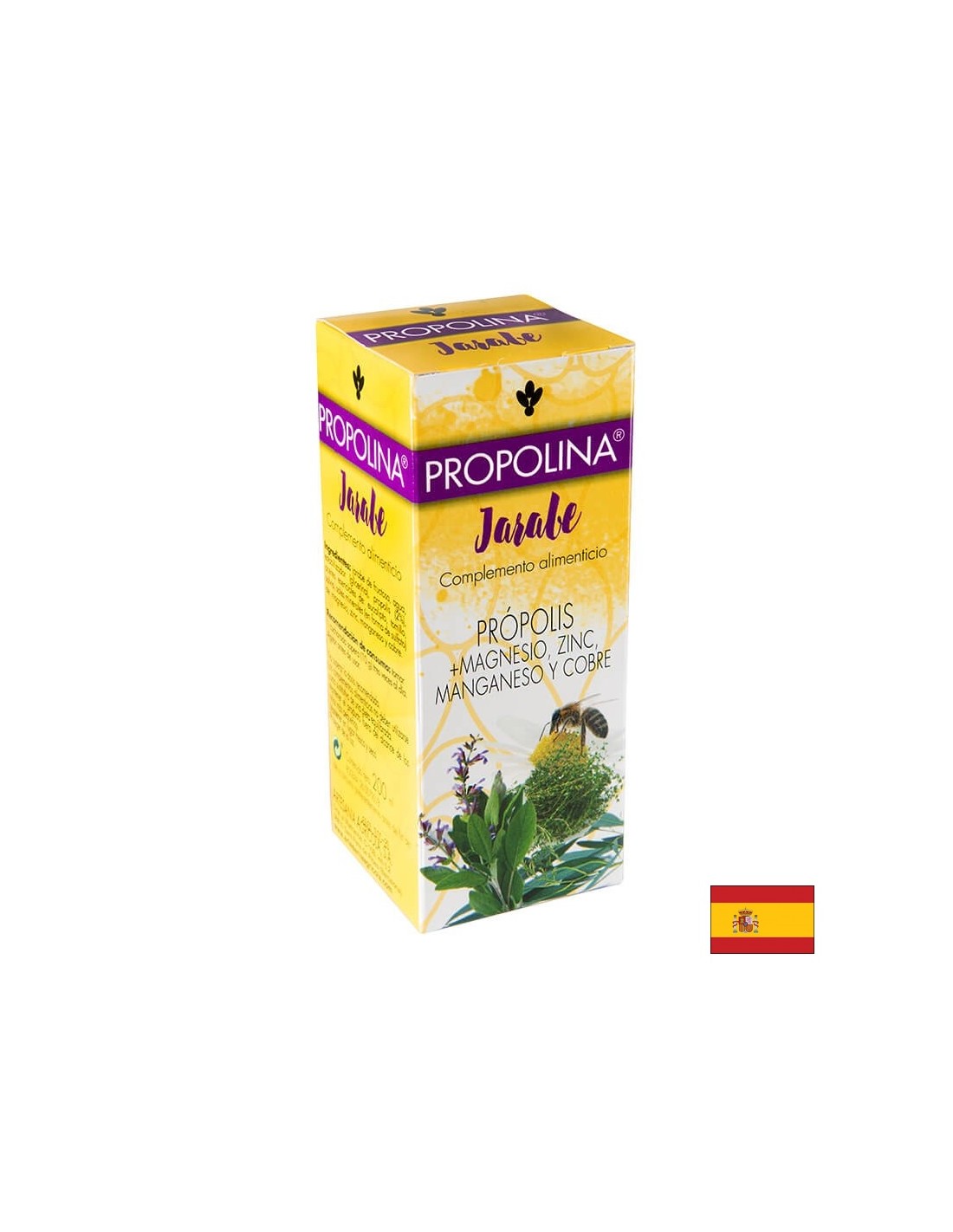 Сироп Propolina® (с прополис, магнезий, цинк, манган и мед), 200 ml