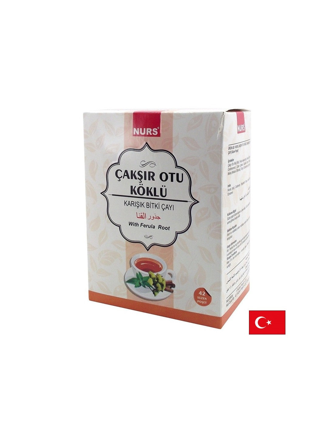 Смесен билков чай с корен на ферула - енергия и мъжки потентност, 42 торбички за филтри