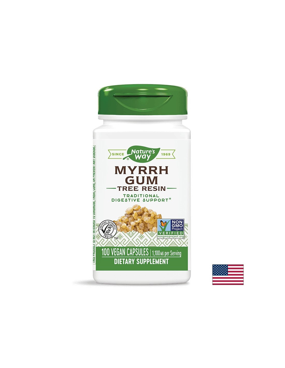 Myrrh gum 550 mg - 100 капсули