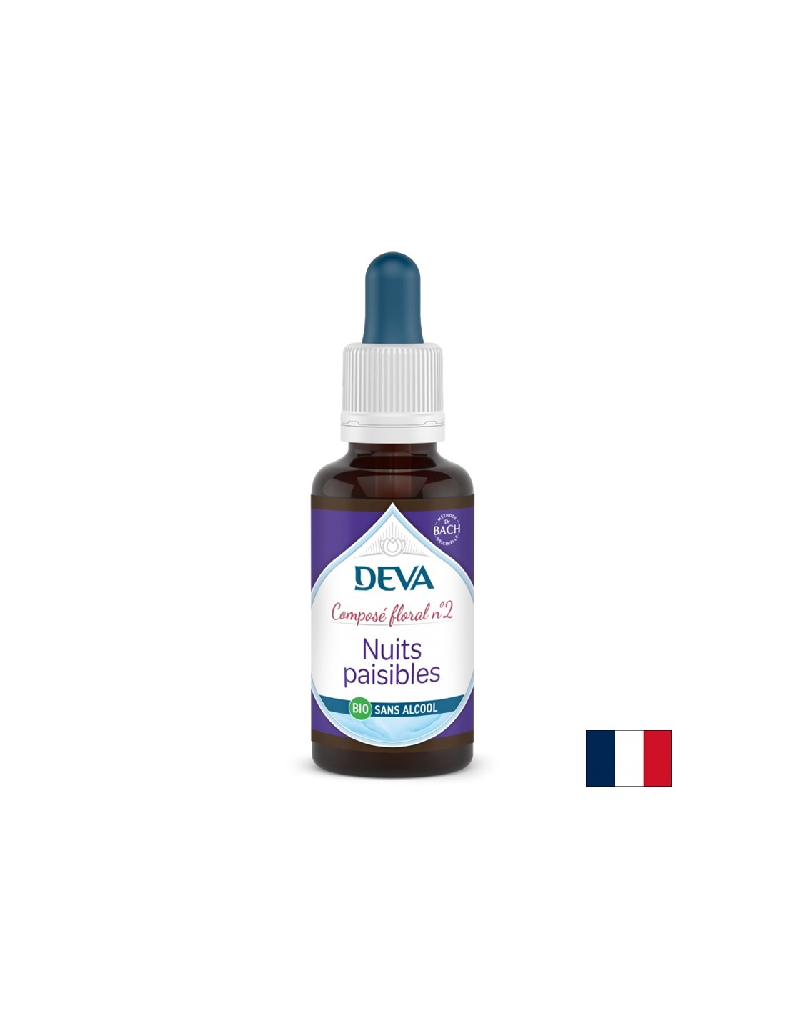 Мирни нощи, флорални същности, капки за цветя на Бах № 2 (без алкохол), 30 мл