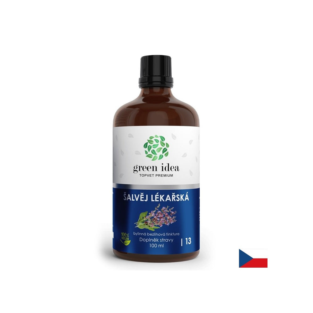 Срещу нежеланото изпотяване и менопаузата - Salvia (Sage), тинктура (без алкохол), 100 ml